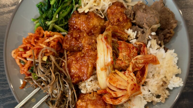 Korean dinner as part of my birthday celebration.